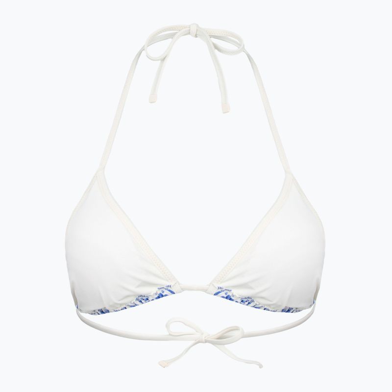 Partea de sus a costumului de baie Tommy Hilfiger Triangle Rp Print floral stripe blue spell 2