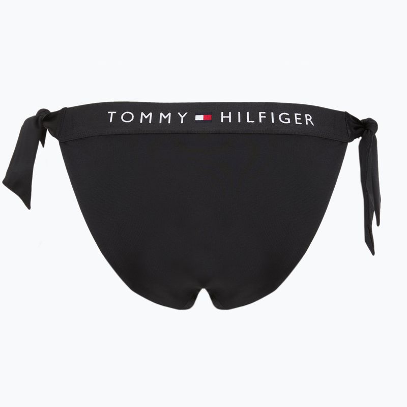Partea de jos a costumului de baie Tommy Hilfiger Side Tie Cheeky black 2