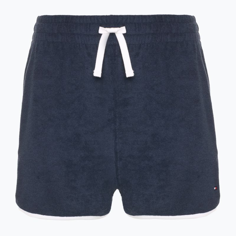 Pantaloni scurți pentru femei Tommy Hilfiger Terry Shorts dark night navy