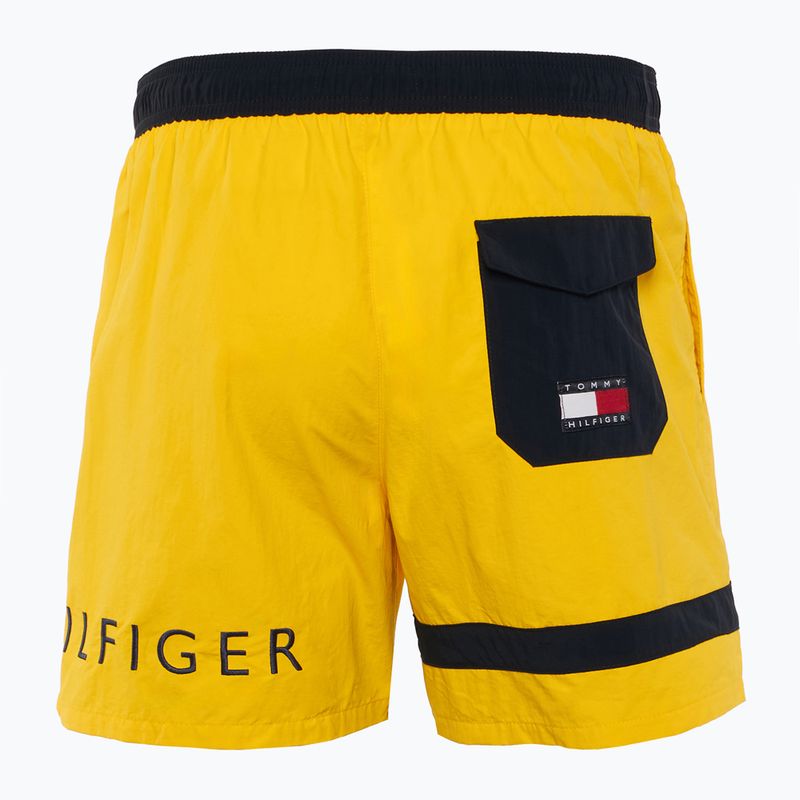 Șort de înot pentru bărbați Tommy Hilfiger Medium Drawstring marigold yellow 2