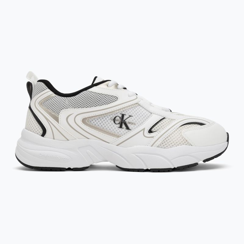 Încălțăminte pentru femei  Calvin Klein YW0YW01807 Retro Tennis Mesh Ml bright white/black 2