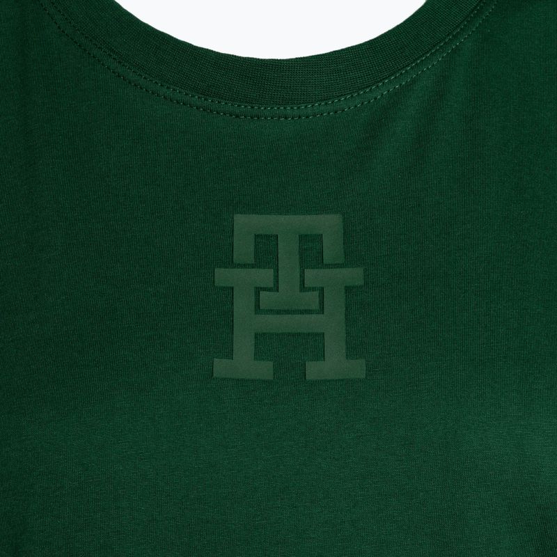 Tommy Hilfiger cămașă de antrenament pentru femei Regular Th Monogramă verde 7