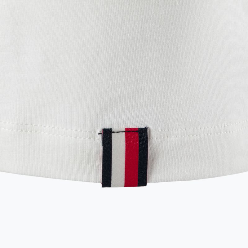 Tommy Hilfiger Colorblocked Colorblocked Mix Media S/S cămașă de antrenament pentru bărbați alb 7