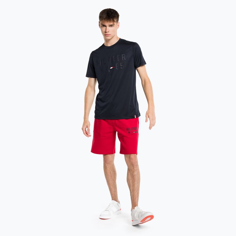 Tricou de antrenament Tommy Hilfiger Graphic albastru pentru bărbați 2