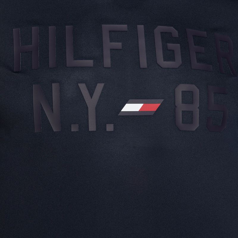 Tricou de antrenament Tommy Hilfiger Graphic albastru pentru bărbați 7