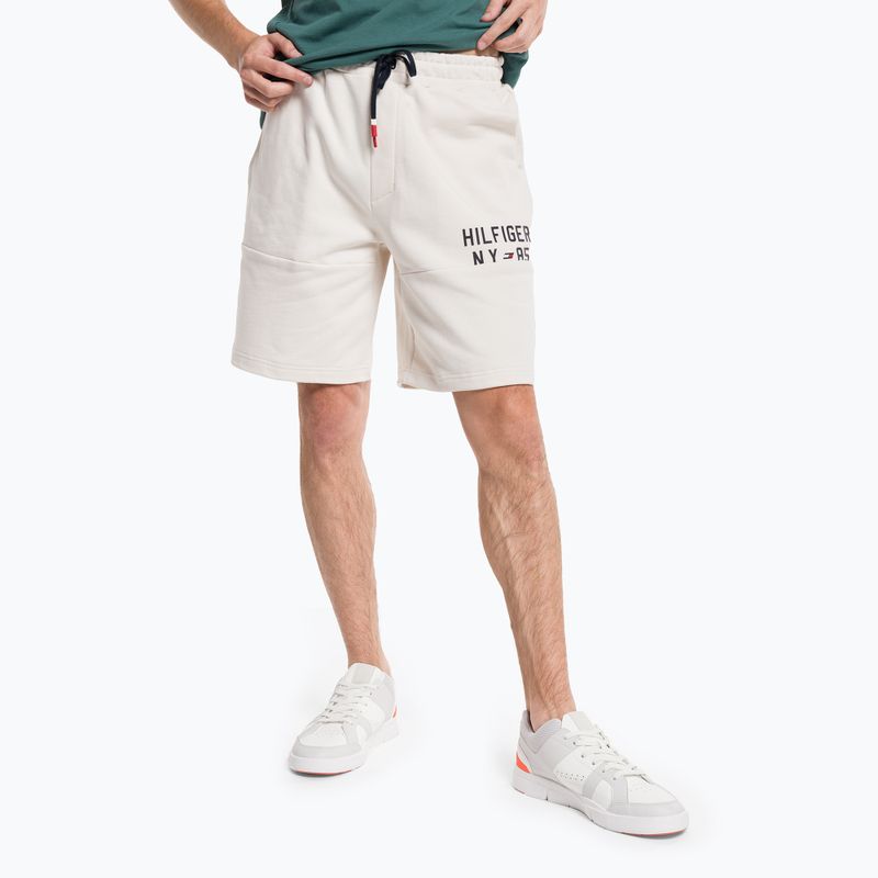 Tommy Hilfiger Graphic Sweatshort pentru bărbați, bej