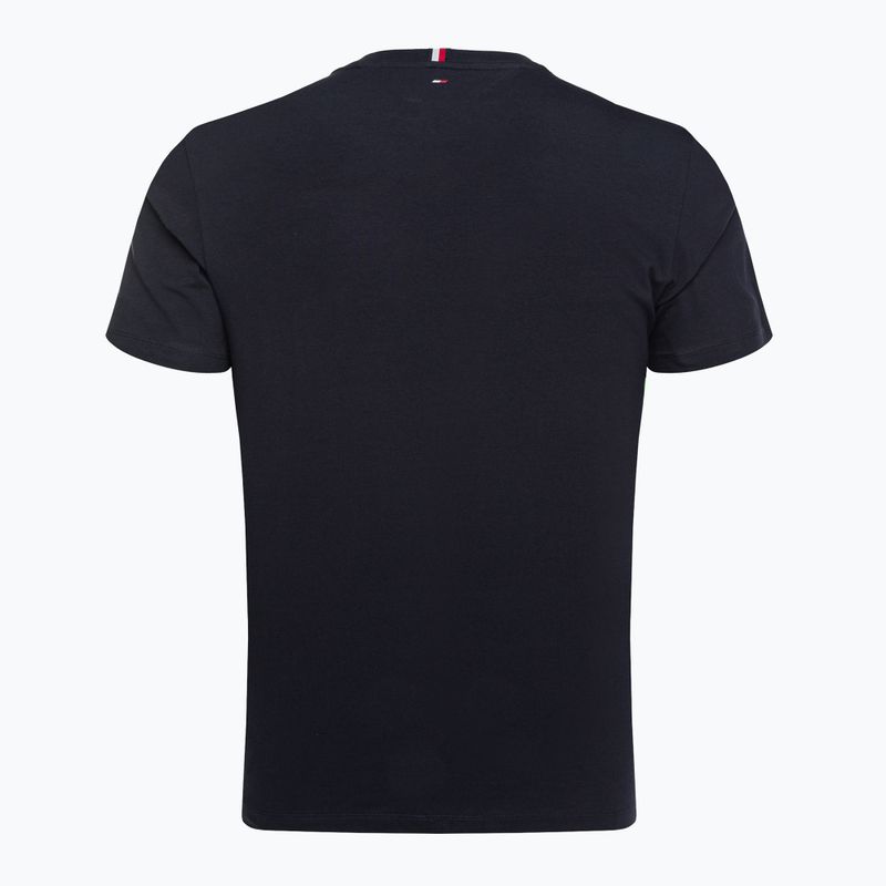 Tommy Hilfiger cămașă de antrenament pentru bărbați Colorblocked Mix Media S/S albastru 6