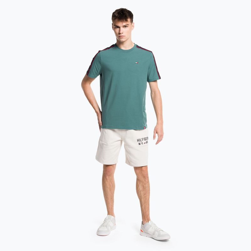 Tommy Hilfiger cămașă de antrenament pentru bărbați Textured Tape verde 2
