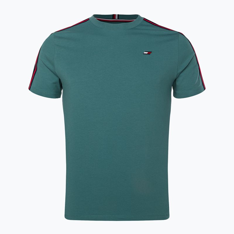 Tommy Hilfiger cămașă de antrenament pentru bărbați Textured Tape verde