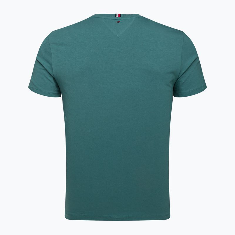 Tommy Hilfiger cămașă de antrenament pentru bărbați Textured Tape verde