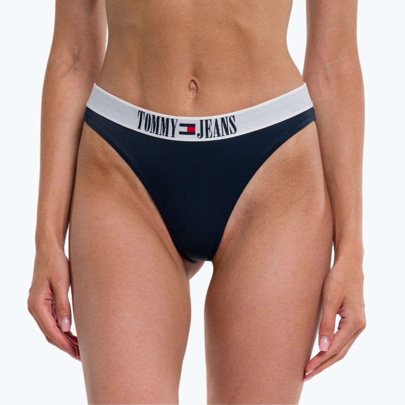 Tommy Hilfiger Brazilian albastru brazilian costum de baie jos 4