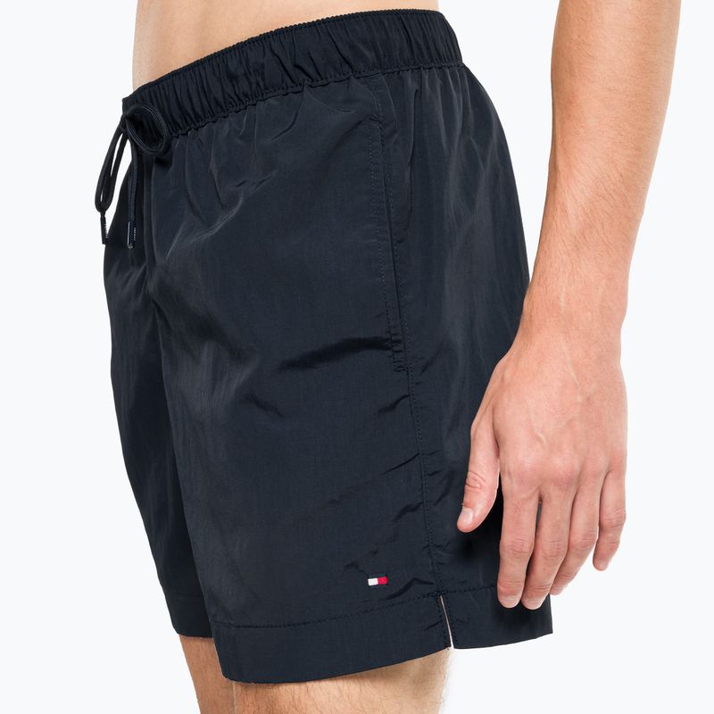 Pantaloni scurți de înot Tommy Hilfiger Medium cu cordon albastru pentru bărbați 7