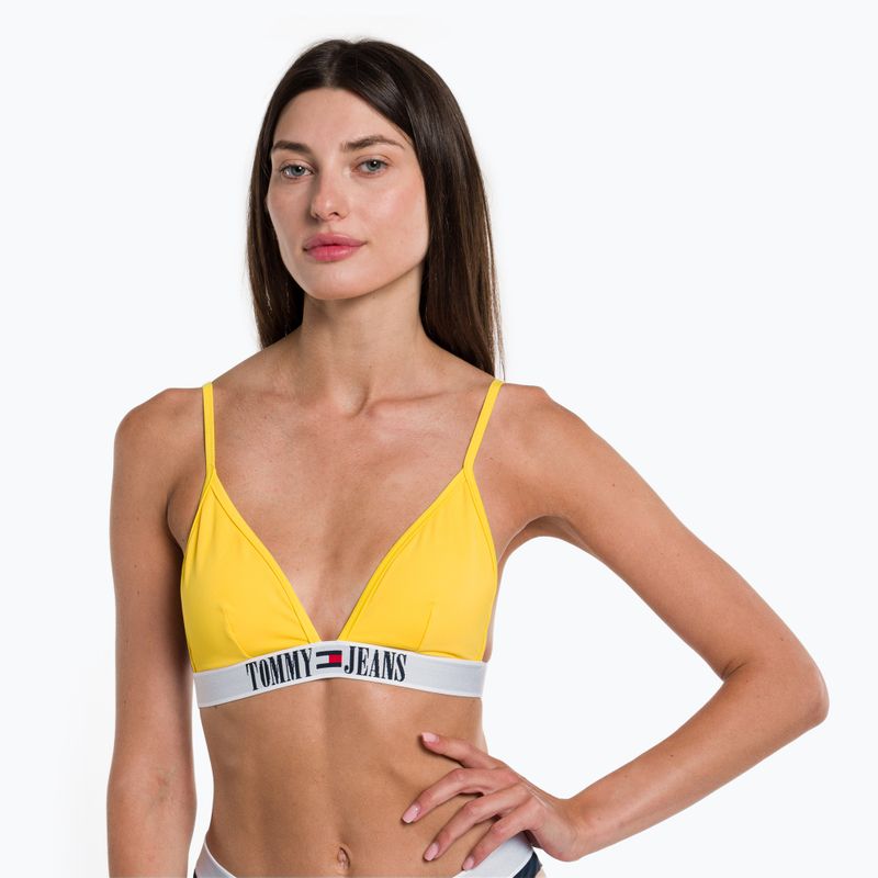 Tommy Hilfiger Triangle Rp galben costum de baie top galben 4
