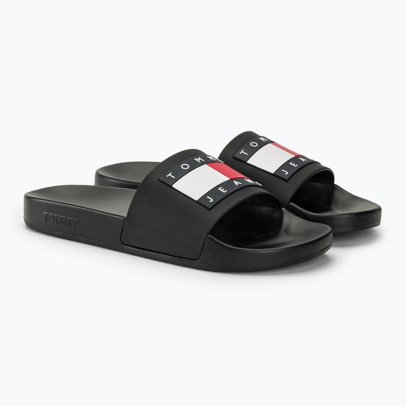 Șlapi pentru bărbați Tommy Jeans Pool Slide Ess black 4