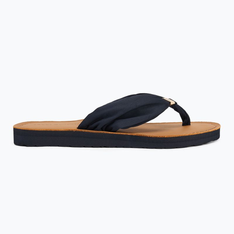 Papuci pentru femei Tommy Hilfiger Elevated Beach Sandal space blue 2