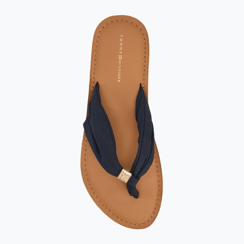 Papuci pentru femei Tommy Hilfiger Elevated Beach Sandal space blue 5
