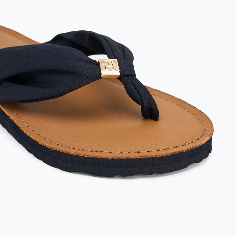 Papuci pentru femei Tommy Hilfiger Elevated Beach Sandal space blue 7