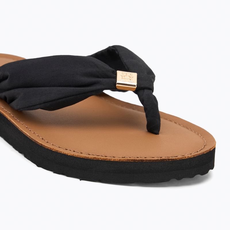 Papuci pentru femei Tommy Hilfiger Elevated Beach Sandal black 7
