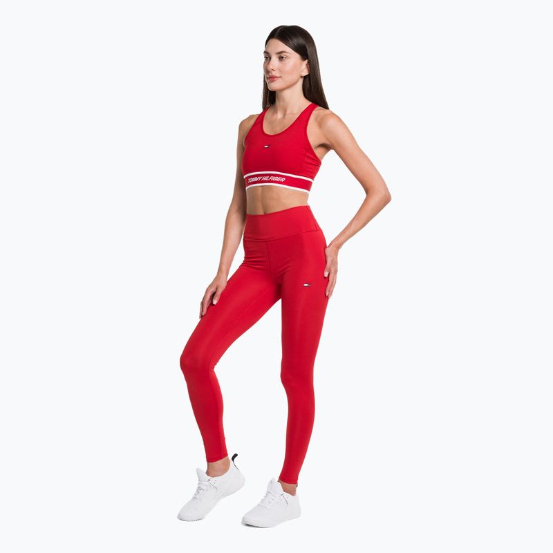 Tommy Hilfiger Essentials Rw Full Length jambiere de antrenament pentru femei roșu 2