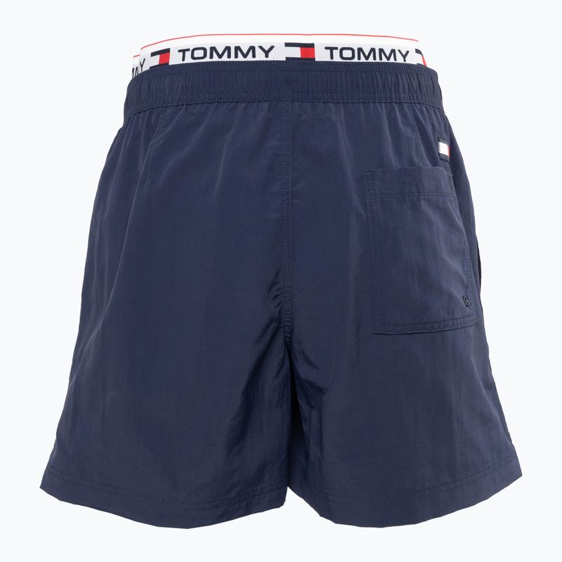 Pantaloni scurți de înot pentru bărbați Tommy Hilfiger DW Medium Drawstring twilight navy 2