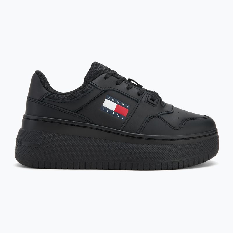 Încălțăminte pentru femei Tommy Jeans Retro Basket Flatform Ess triple black 2