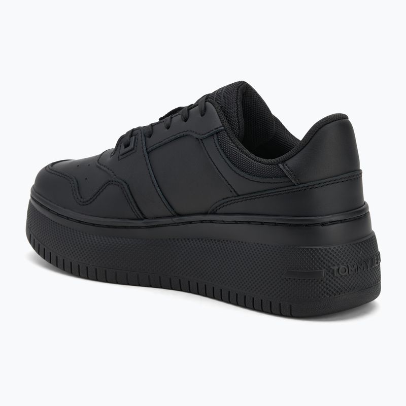 Încălțăminte pentru femei Tommy Jeans Retro Basket Flatform Ess triple black 3