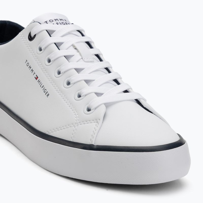 Încălțăminte pentru bărbați Tommy Hilfiger Th Hi Vulc Core Low Leather Ess YBS white 7