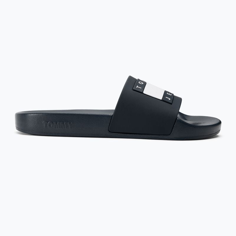 Șlapi pentru bărbați Tommy Jeans Pool Slide Ess dark night navy 2