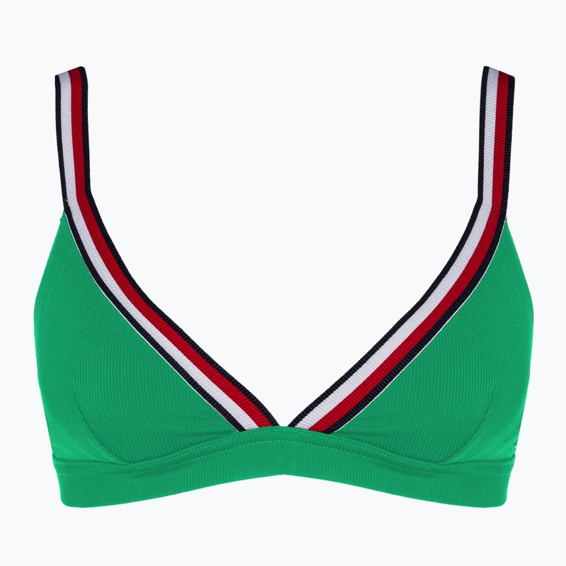 Partea de sus a costumului de baie Tommy Hilfiger Triangle Rp olympic green
