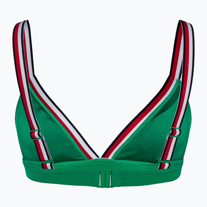 Partea de sus a costumului de baie Tommy Hilfiger Triangle Rp olympic green 2