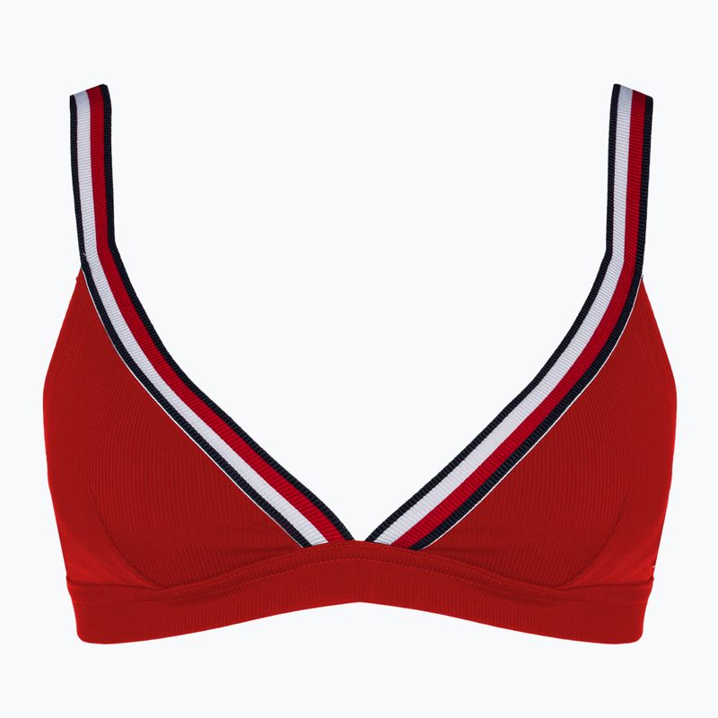 Partea de sus a costumului de baie Tommy Hilfiger Triangle Rp primary red
