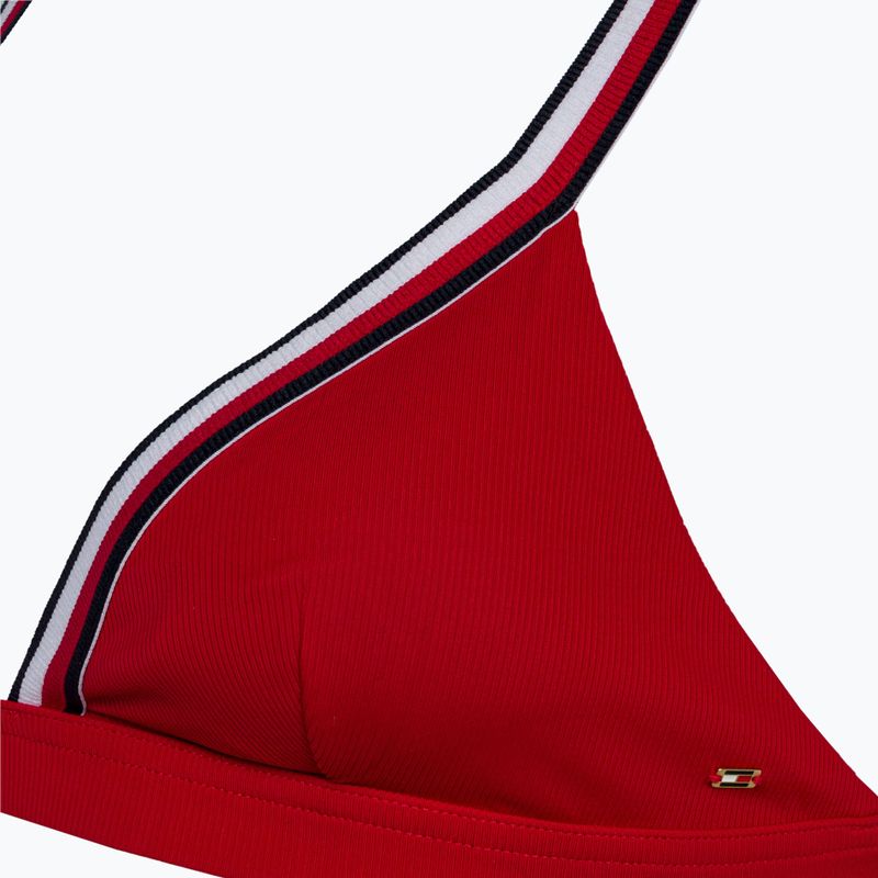 Partea de sus a costumului de baie Tommy Hilfiger Triangle Rp primary red
