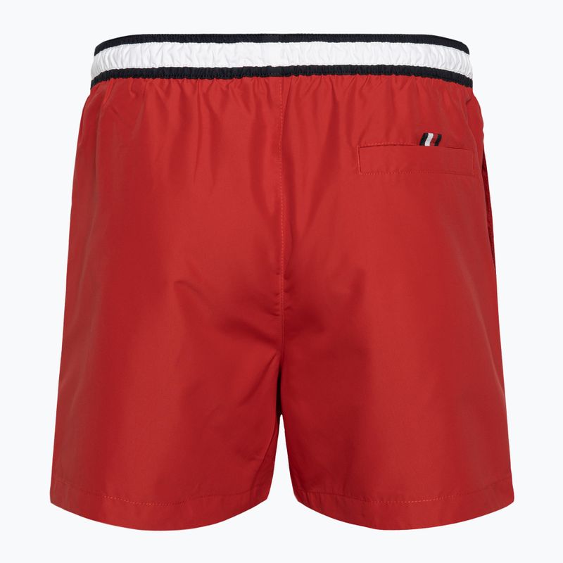 Pantaloni scurți de înot pentru bărbați Tommy Hilfiger Medium Drawstring primary red 2