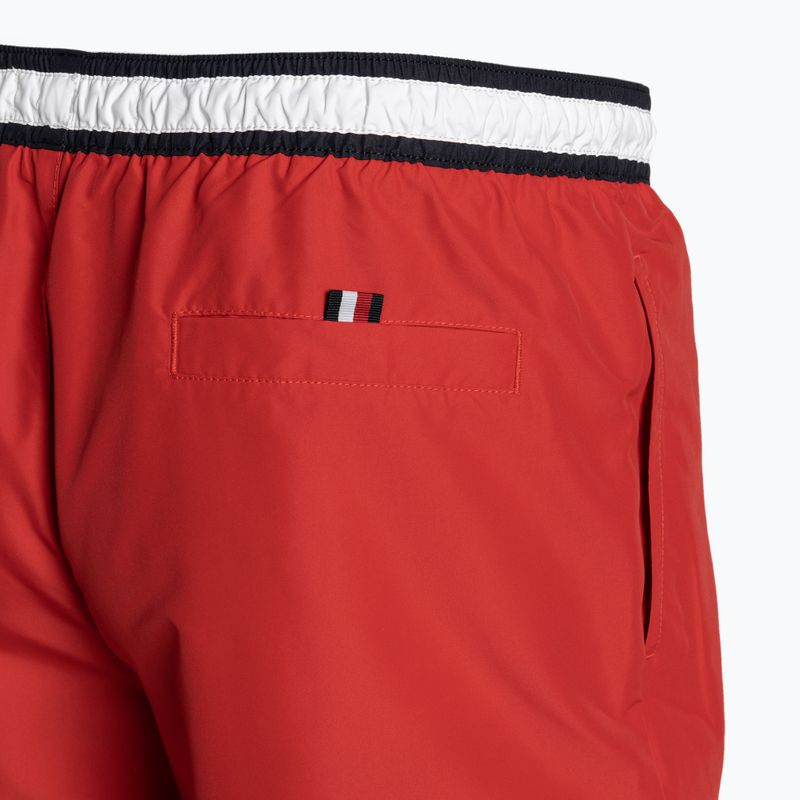 Pantaloni scurți de înot pentru bărbați Tommy Hilfiger Medium Drawstring primary red 4