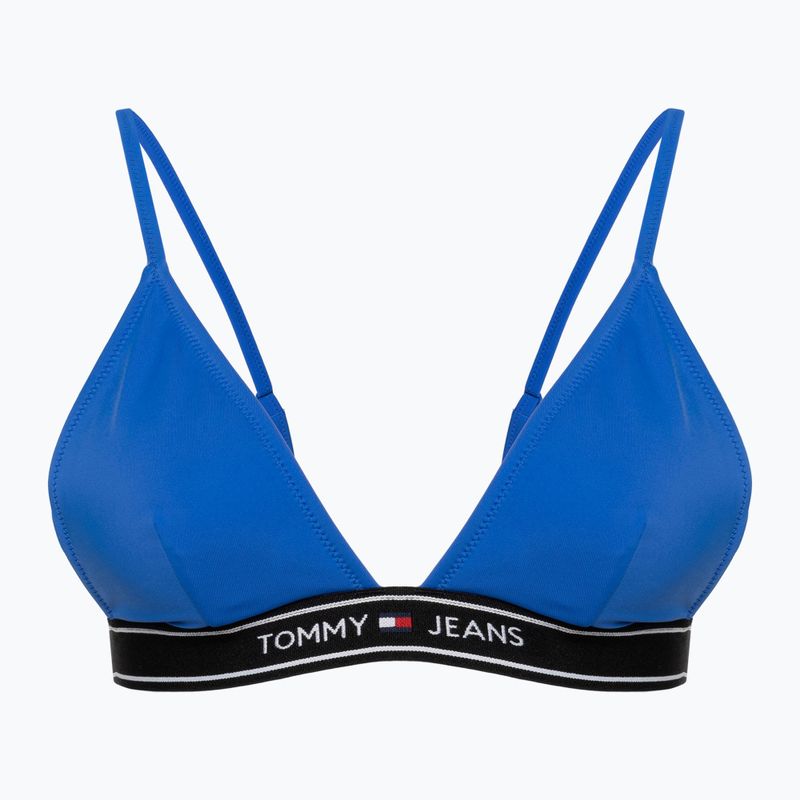 Partea de sus a costumului de baie Tommy Jeans Triangle RP persian blue