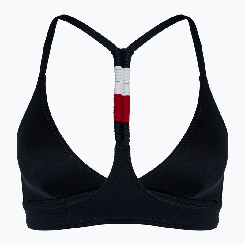 Partea de sus a costumului de baie Tommy Hilfiger Racerback Triangle Rp desert sky 2