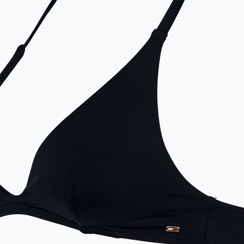 Partea de sus a costumului de baie Tommy Hilfiger Racerback Triangle Rp desert sky 3