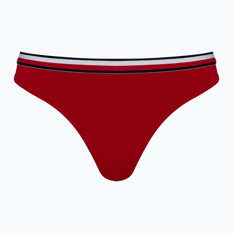 Partea de jos a costumului de baie Tommy Hilfiger Cheeky High Leg Bikini primary red