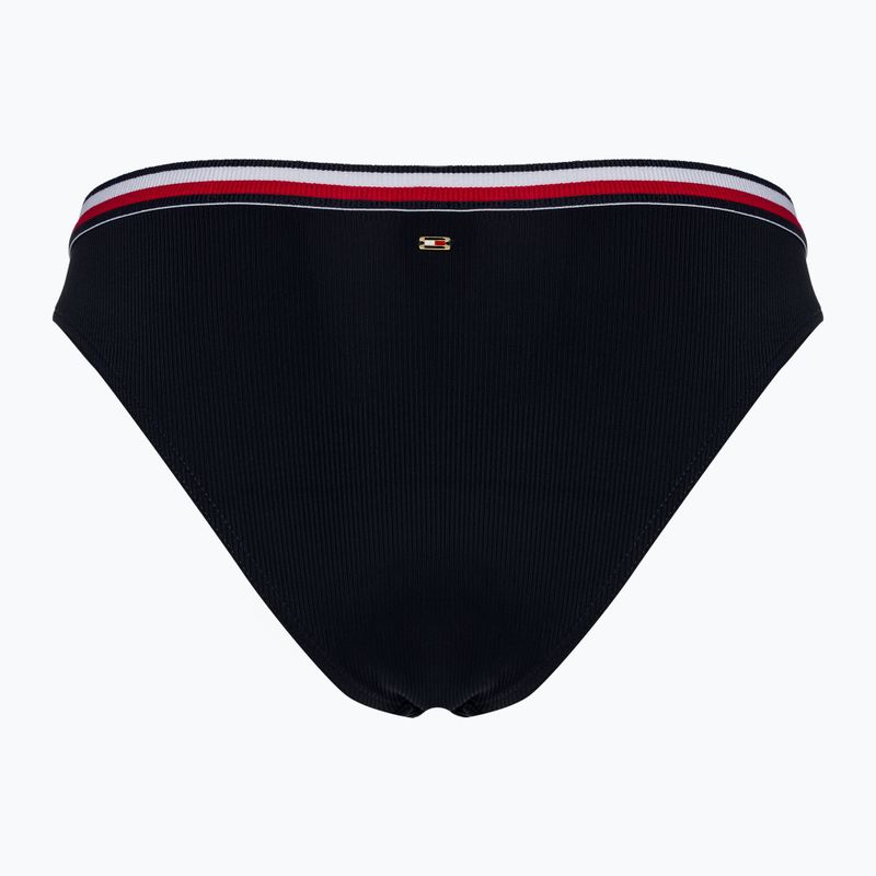 Partea de jos a costumului de baie Tommy Hilfiger Cheeky High Leg Bikini desert sky 2