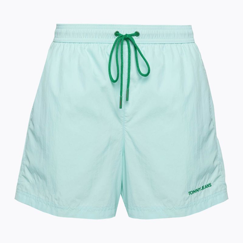 Pantaloni scurți de înot pentru bărbați Tommy Jeans SF Medium Drawstring florida aqua