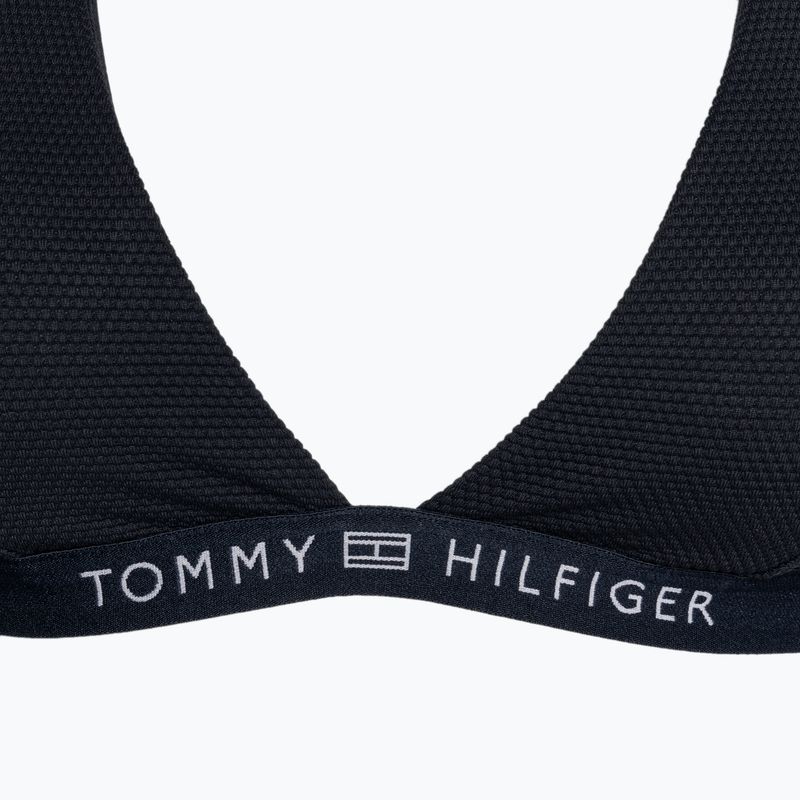 Partea de sus a costumului de baie Tommy Hilfiger Triangle Fixed Rp desert sky 3