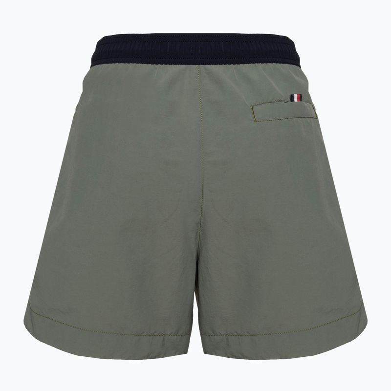 Pantaloni scurți de înot pentru bărbați Tommy Hilfiger Medium Drawstring stonewash green 2