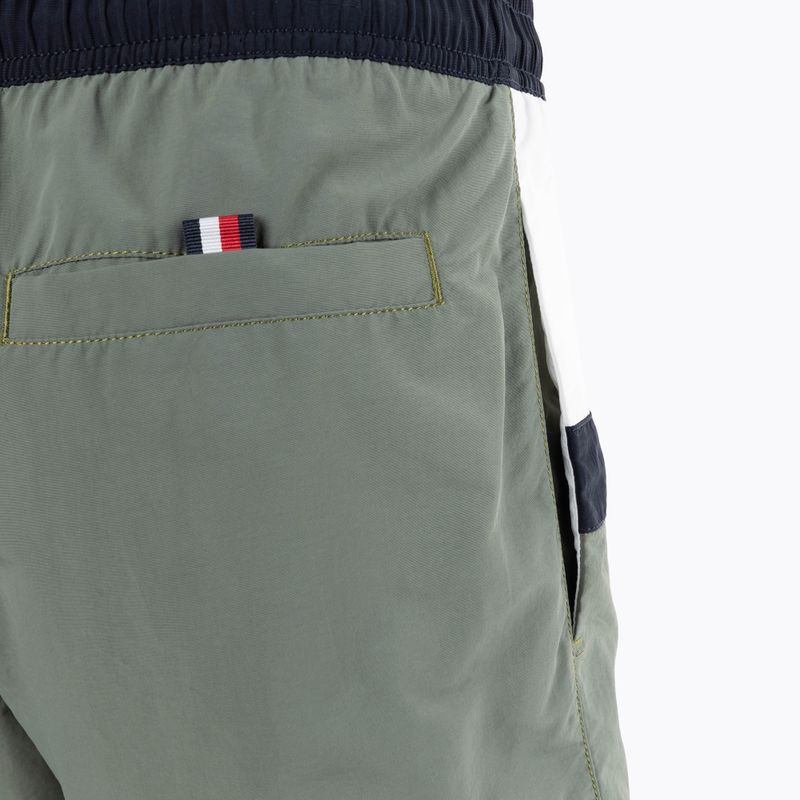 Pantaloni scurți de înot pentru bărbați Tommy Hilfiger Medium Drawstring stonewash green 3