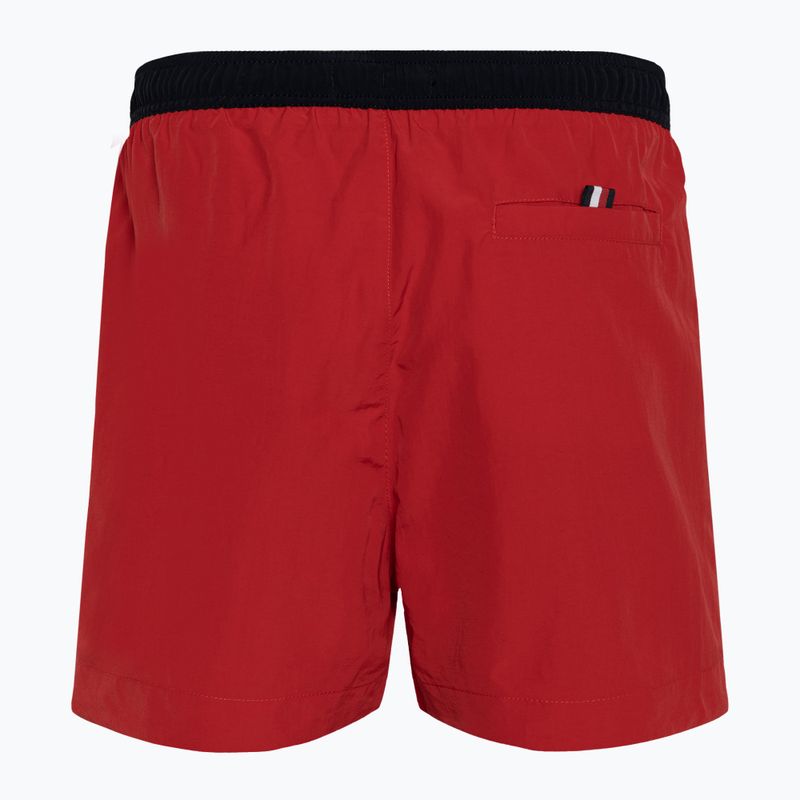 Pantaloni scurți de înot pentru bărbați Tommy Hilfiger Medium Drawstring primary red 2