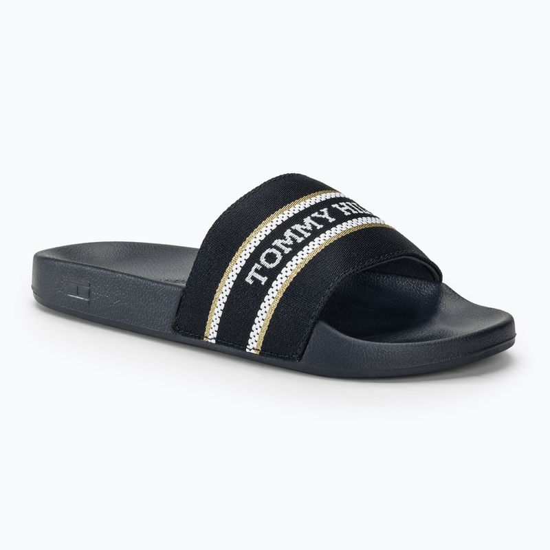 Papuci pentru femei Tommy Hilfiger Poolslide With Webbing space blue