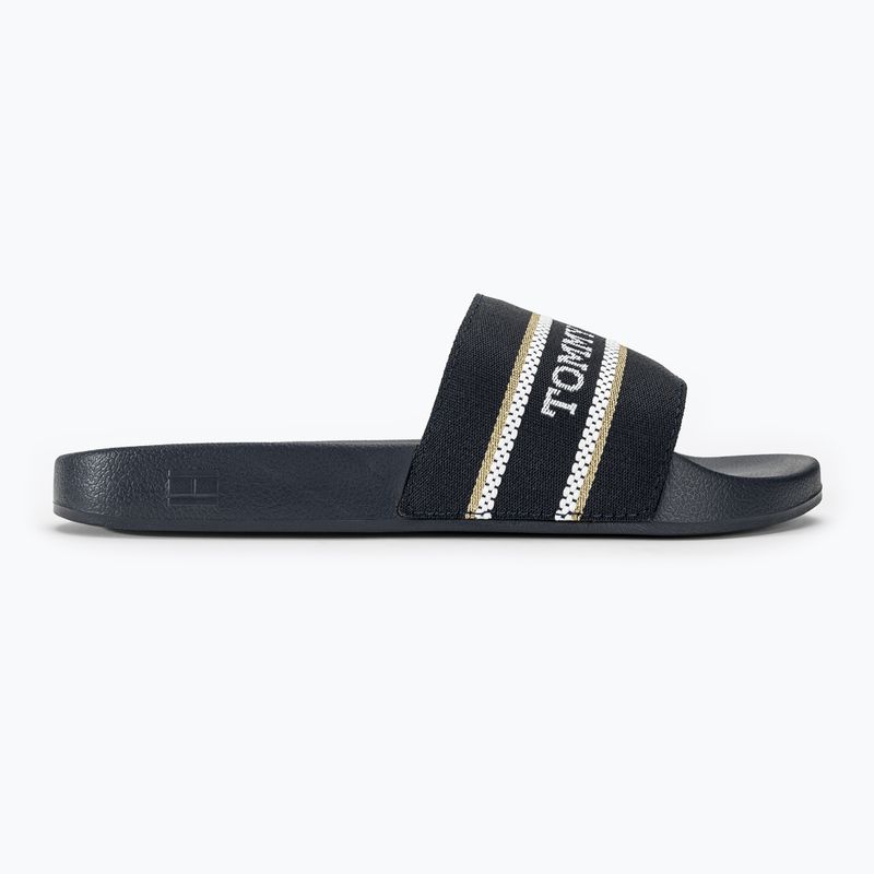Papuci pentru femei Tommy Hilfiger Poolslide With Webbing space blue 2