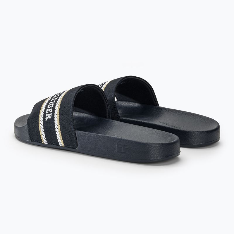 Papuci pentru femei Tommy Hilfiger Poolslide With Webbing space blue 3