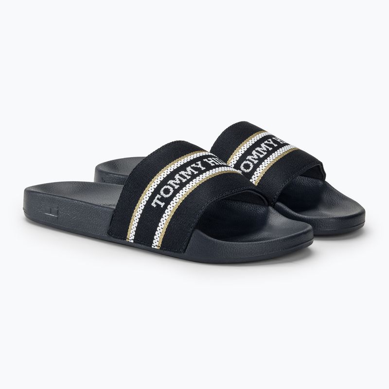 Papuci pentru femei Tommy Hilfiger Poolslide With Webbing space blue 4