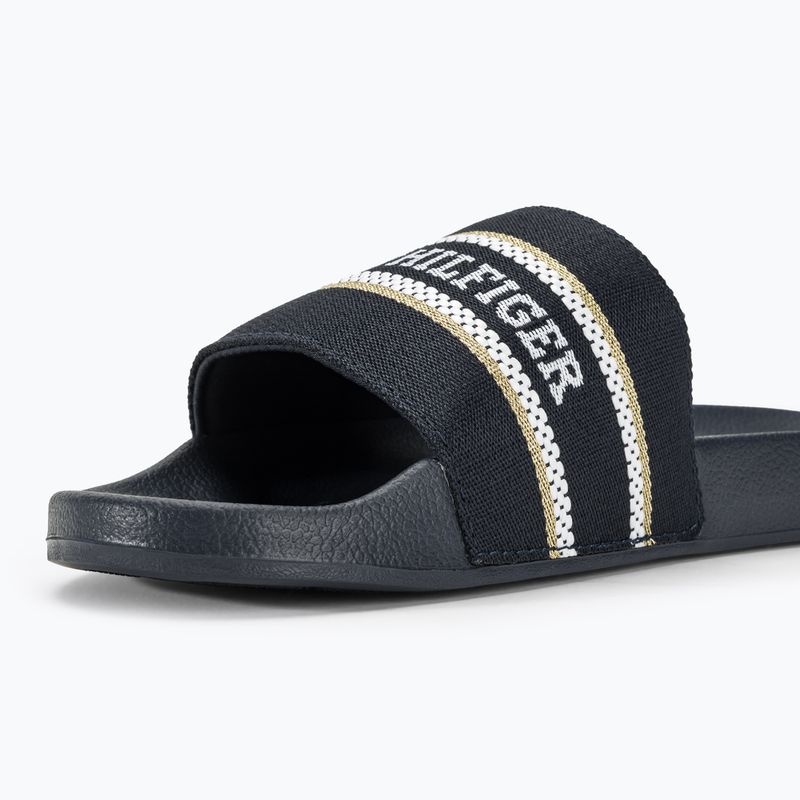 Papuci pentru femei Tommy Hilfiger Poolslide With Webbing space blue 8