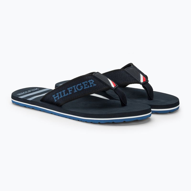 Papuci pentru bărbați Tommy Hilfiger Sporty Beach Sandal deser sky 4